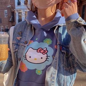 Mega yacht hello kitty hoodie